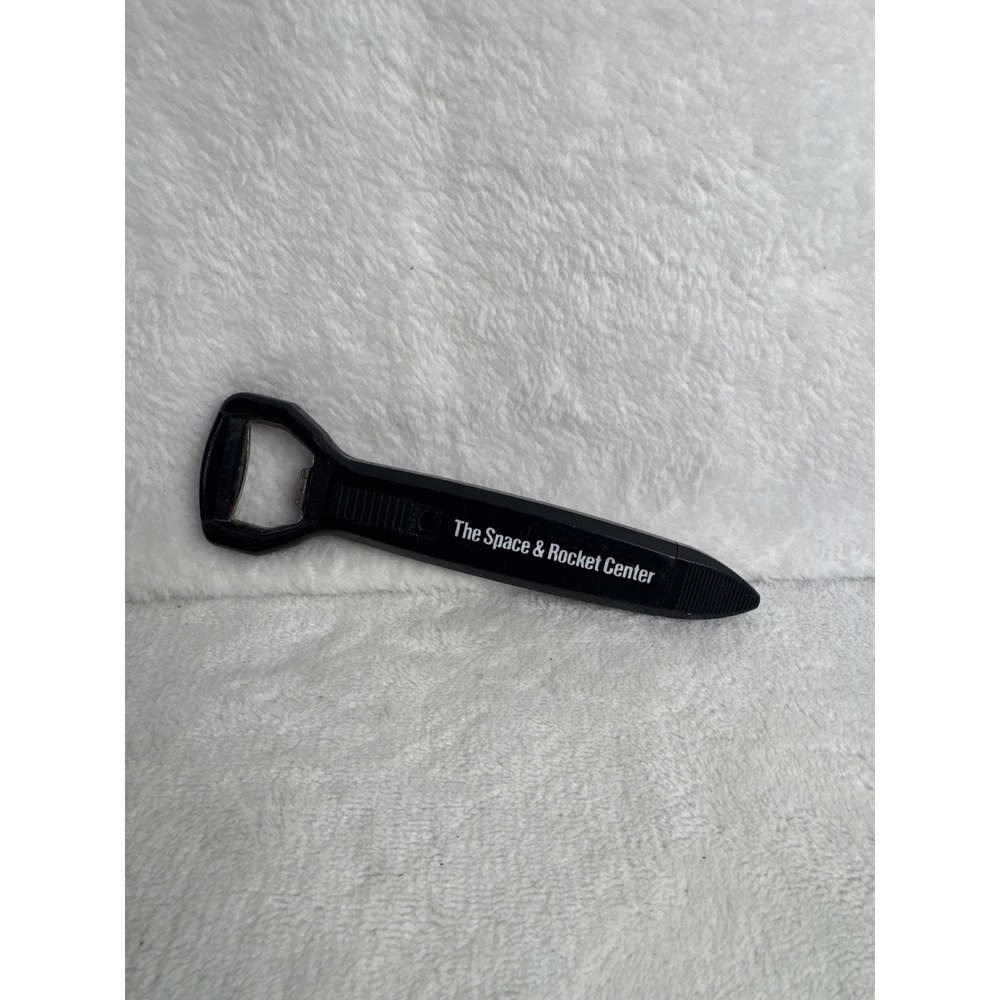 Vintage Space & Rocket Center Bottle Opener Pen Unisex OS Black Good